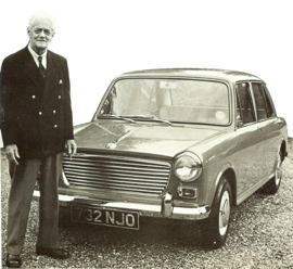 1962 Morris 1100 with Lord Nuffield
